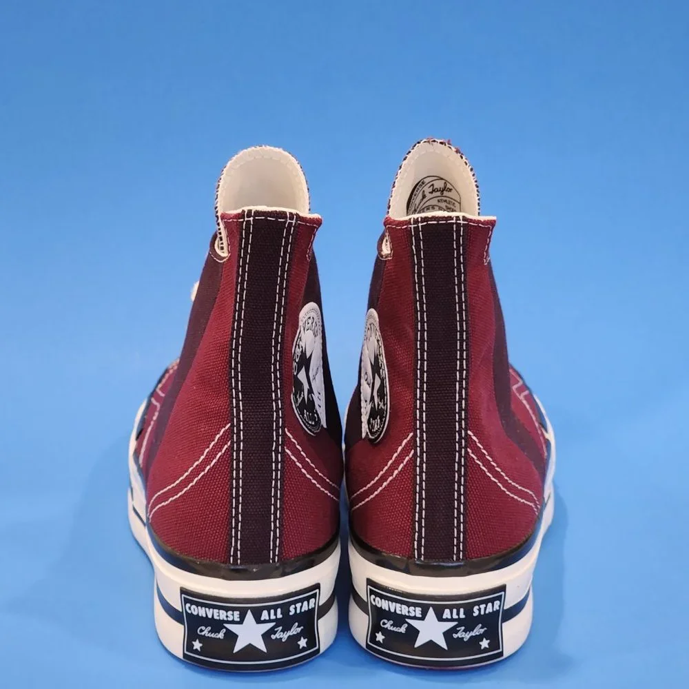 Converse Chuck 70 Plus Hi 'Dark Beetroot' Canvas Unisex Sneakers A01389C NWT - Picture 5 of 6
